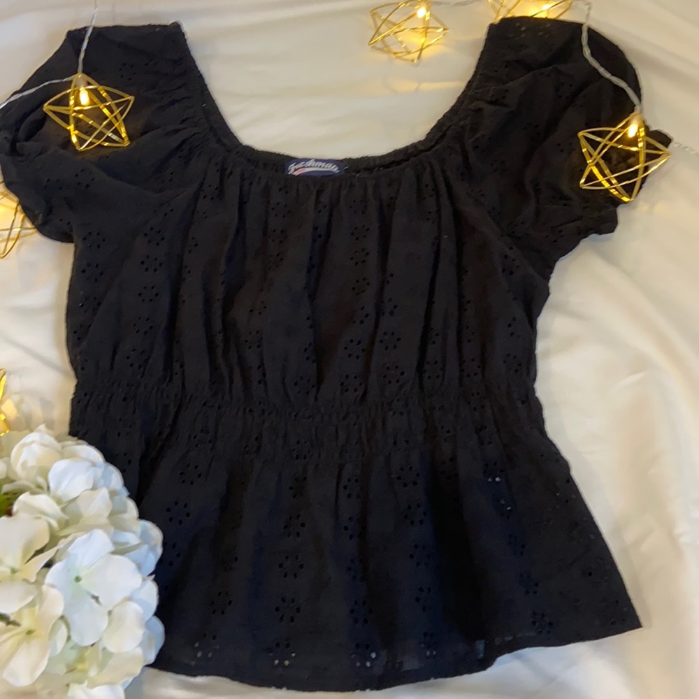 Black Crop Top